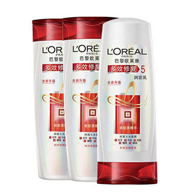 歐萊雅(L』OREAL)多效修復超值洗護套裝