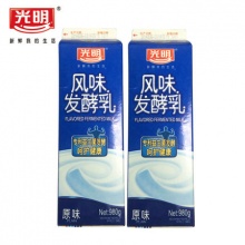 風味酸牛奶風味發酵乳 原味980Gx2盒套裝 