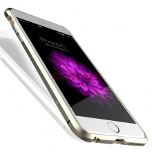 雪奈兒 金屬邊框手機殼套保護殼新款 適用於蘋果iPhone6/Plus 4.7英吋 利劍i6土豪金5.5