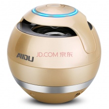 愛度AY800藍芽音箱手機電腦迷你音響無線便攜插卡低音炮 帶藍芽自拍 土豪金