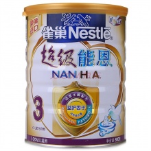 雀巢(Nestle)超級能恩幼兒配方奶粉 3段 800克