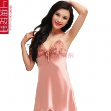 真絲睡衣女士夏季桑蠶絲綢春秋家居服性感吊帶睡裙