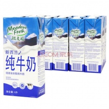 新西蘭 原裝進口 純牛奶 紐麥福（ Meadow fresh ）全脂1L*12盒/箱