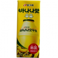 賓格瑞（BINGGRAE）香蕉味牛奶飲料 200ml*24