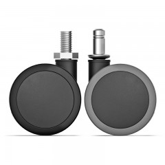 洽福 轉椅輪子萬向輪 老闆椅辦公椅子滑輪電腦椅配件滾輪腳輪轱轆 靜音靈活不傷地板質保三年下單備註安裝方式