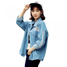 韓都衣捨2017韓版女裝新款黑白拼接插肩棒球服春季短外套HH5597妠 樸信惠同款 黑白拼接 插肩袖 棒球服