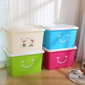 特大號加厚塑料收納箱整理箱有蓋收納盒衣服被子置物周轉儲物箱子