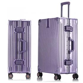 igtt鋁框行李箱拉桿箱旅行箱萬向輪男女20/24/26寸密碼箱登機箱子 鋁合金框 加強密碼鎖 萬向輪 終身保修