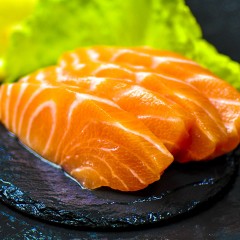 三頓飯進口冰鮮三文魚刺身中段新鮮三文魚淨肉即食生魚片生吃海鮮 當天現殺 淨肉400g 默認不發皮